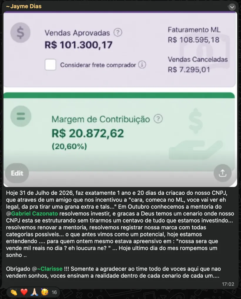 Resultado de mentorado